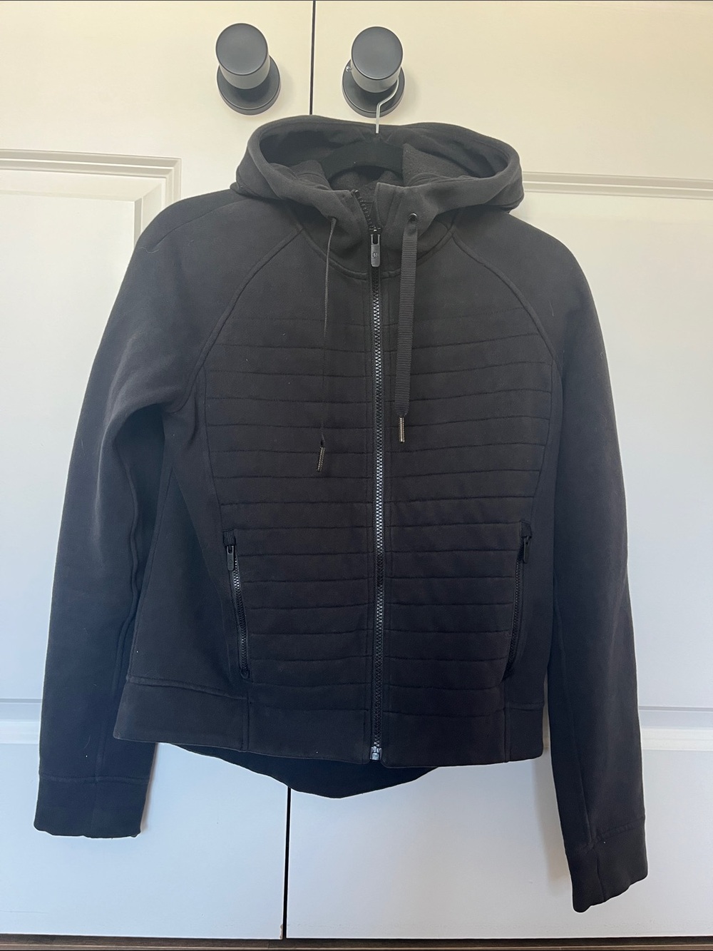 Lululemon Zip up hoodie Black size 4 - Picture 2 of 5
